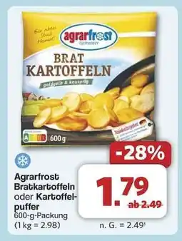 Famila Nord Ost Agrarfrost Bratkartoffeln oder Kartoffelpuffer Angebot