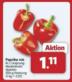 Famila Nord Ost Paprika rot Angebot