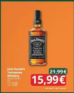 Famila Nord Ost Jack Daniel’s Tennessee Whiskey Angebot