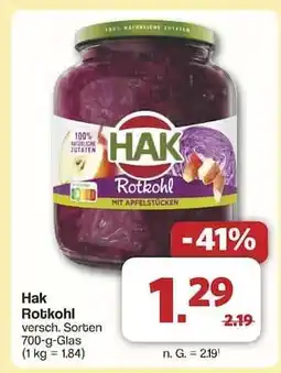 Famila Nord Ost HAK Rotkohl Angebot
