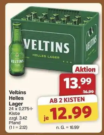 Famila Nord Ost Veltins Helles Lager Angebot