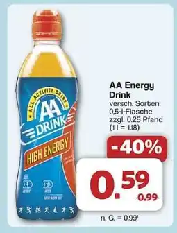 Famila Nord Ost AA Energy Drink Angebot