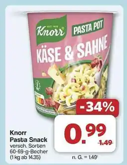 Famila Nord Ost Knorr Pasta Snack Angebot