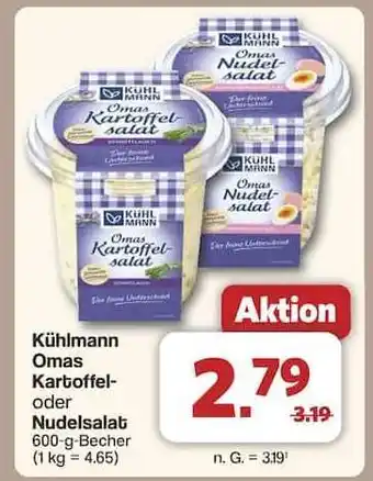 Famila Nord Ost Kühlmann Omas Kartoffel- oder Nudelsalat Angebot