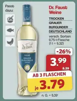 Famila Nord Ost Dr. Faust Weine Angebot