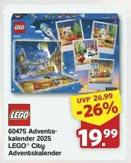 Famila Nord Ost 60475 Adventskalender 2025 LEGO City Adventskalender Angebot