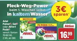Famila Nord Ost Ariel Pulver, Gel oder All-in-1 Pods Angebot