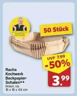 Famila Nord Ost Rachs Kochwerk Backpapier-Schalen Angebot