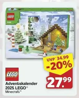 Famila Nord Ost Adventskalender 2025 LEGO Minecraft Angebot