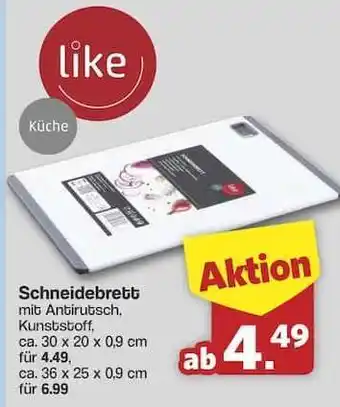 Famila Nord Ost Schneidebrett Angebot