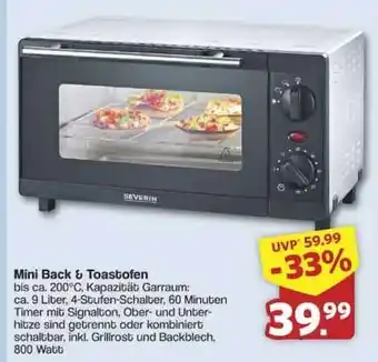 Famila Nord Ost Mini Back & Toastofen Angebot
