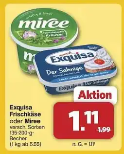 Famila Nord Ost Exquisa Frischkäse oder Miree Angebot