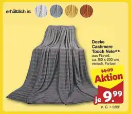 Famila Nord Ost Decke Cashmere Touch Nele Angebot