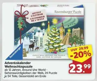 Famila Nord Ost Adventskalender Weihnachtspuzzle Angebot