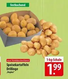 Famila Nord Ost Speisekartoffeln Drillinge 'Regina' Angebot