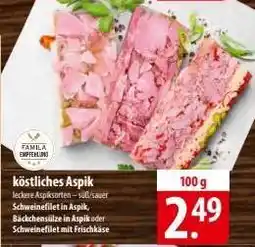 Famila Nord Ost Köstliches Aspik Angebot