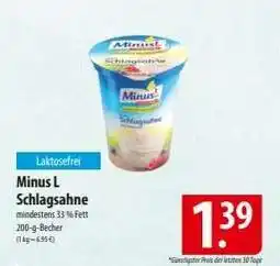 Famila Nord Ost Minus L Schlagsahne Angebot