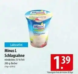 Famila Nord Ost Minus L Schlagsahne Angebot