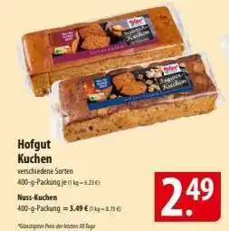 Famila Nord Ost Hofgut Kuchen Angebot