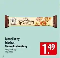 Famila Nord Ost TANTE FANNY Frischer Flammkuchenteig Angebot