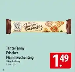 Famila Nord Ost TANTE FANNY Frischer Flammkuchenteig Angebot