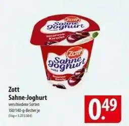 Famila Nord Ost ZOTT Sahne-Joghurt Angebot