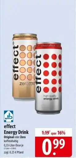 Famila Nord Ost EFFECT Energy Drink Angebot