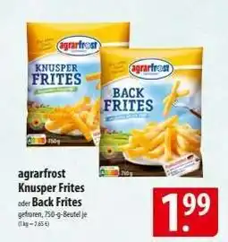 Famila Nord Ost agrarfrost Knusper Frites oder Back Frites Angebot