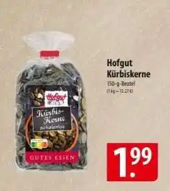 Famila Nord Ost Hofgut Kürbiskerne Angebot