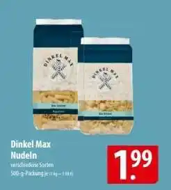 Famila Nord Ost Dinkel Max Nudeln Angebot