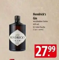 Famila Nord Ost Hendrick's Gin Angebot