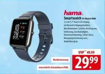 Famila Nord Ost hama Smartwatch Fit Watch 4900 Angebot