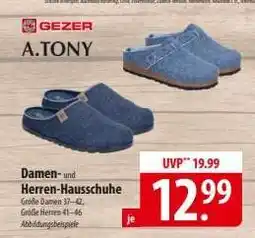 Famila Nord Ost Damen- und Herren-Hausschuhe Angebot
