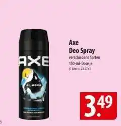 Famila Nord Ost AXE Deo Spray Angebot