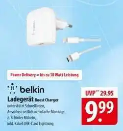 Famila Nord Ost Belkin Ladegerät Boost Charger Angebot