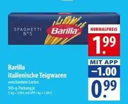 Famila Nord Ost Barilla italienische Teigwaren Angebot