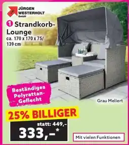 Norma Strandkorb-Lounge Angebot