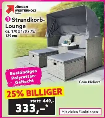 Norma Strandkorb-Lounge Angebot