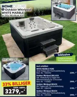Norma Outdoor-Whirlpool White Marble Angebot