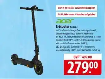 Famila Nord Ost Acer E-Scooter Series 3 Angebot