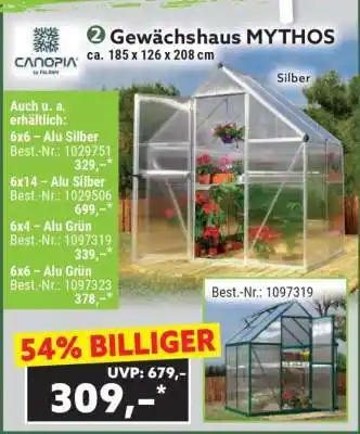 Norma Gewächshaus MYTHOS Angebot