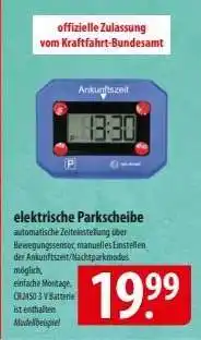 Famila Nord Ost elektrische Parkscheibe Angebot