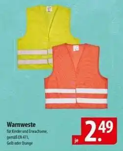 Famila Nord Ost Warnweste Angebot