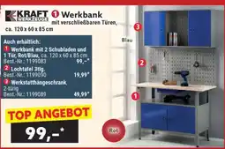Norma Werkbank mit verschließbaren Türen Angebot