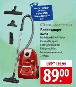 Famila Nord Ost Rowenta Bodensauger RO3953 Angebot