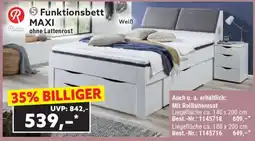 Norma Funktionsbett MAXI ohne Lattenrost Angebot