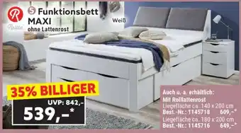 Norma Funktionsbett MAXI ohne Lattenrost Angebot