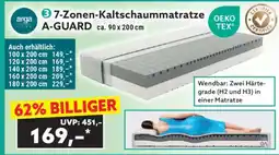 Norma 7-Zonen-Kaltschaummatratze A-GUARD ca. 90 x 200 cm Angebot