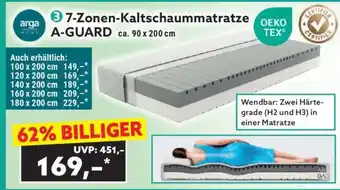 Norma 7-Zonen-Kaltschaummatratze A-GUARD ca. 90 x 200 cm Angebot
