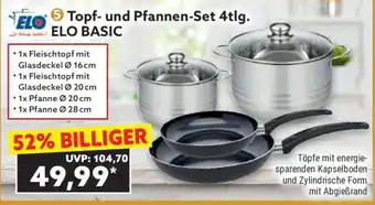 Norma Topf- und Pfannen-Set 4tlg. ELO BASIC Angebot
